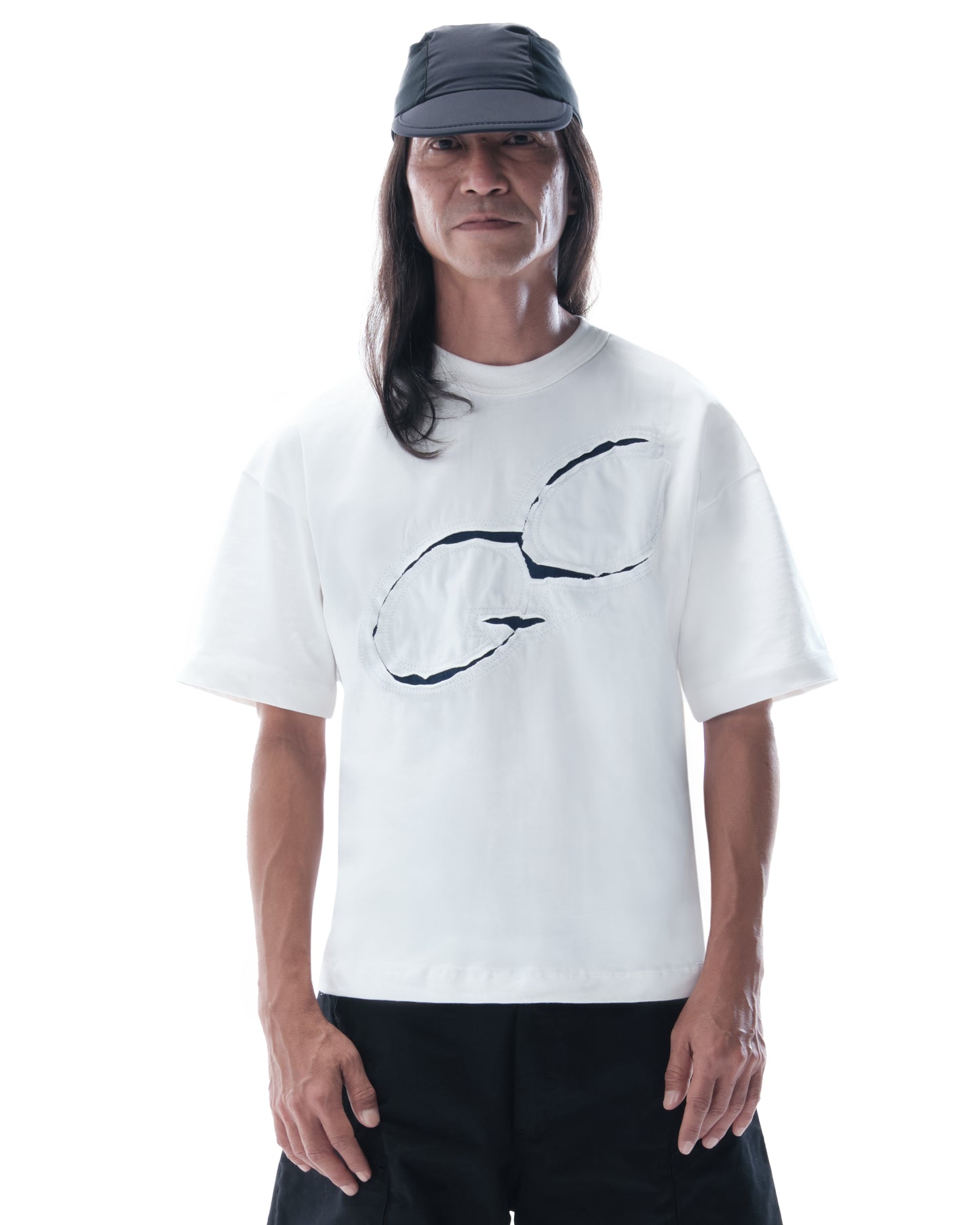 UNDERSTITCH OFF-WHITE T-SHIRT