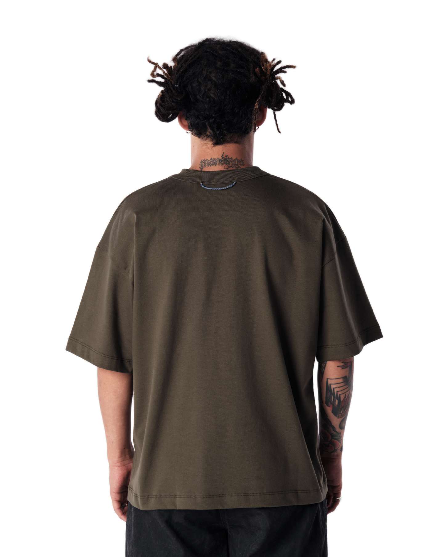 CAMISETA QC MESA BOXY VERDE