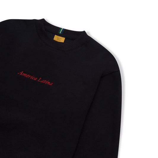 CREWNECK CLASS "AMERICA LATINA" BLACK