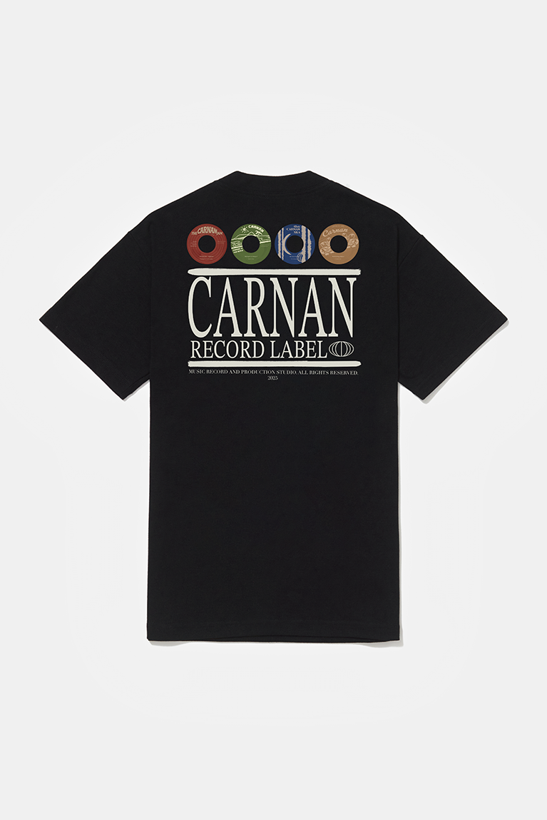 Carnan Records Heavy T-shirt - Black