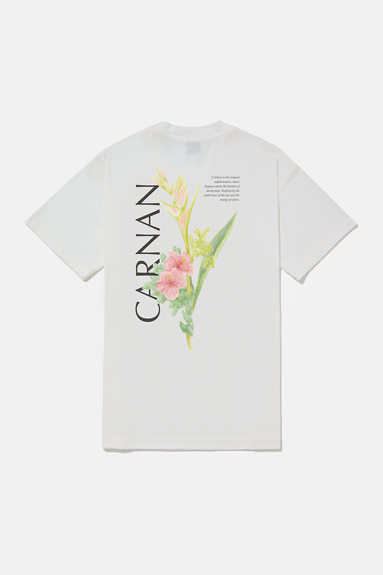 Flower Heavy T-shirt - Off-White