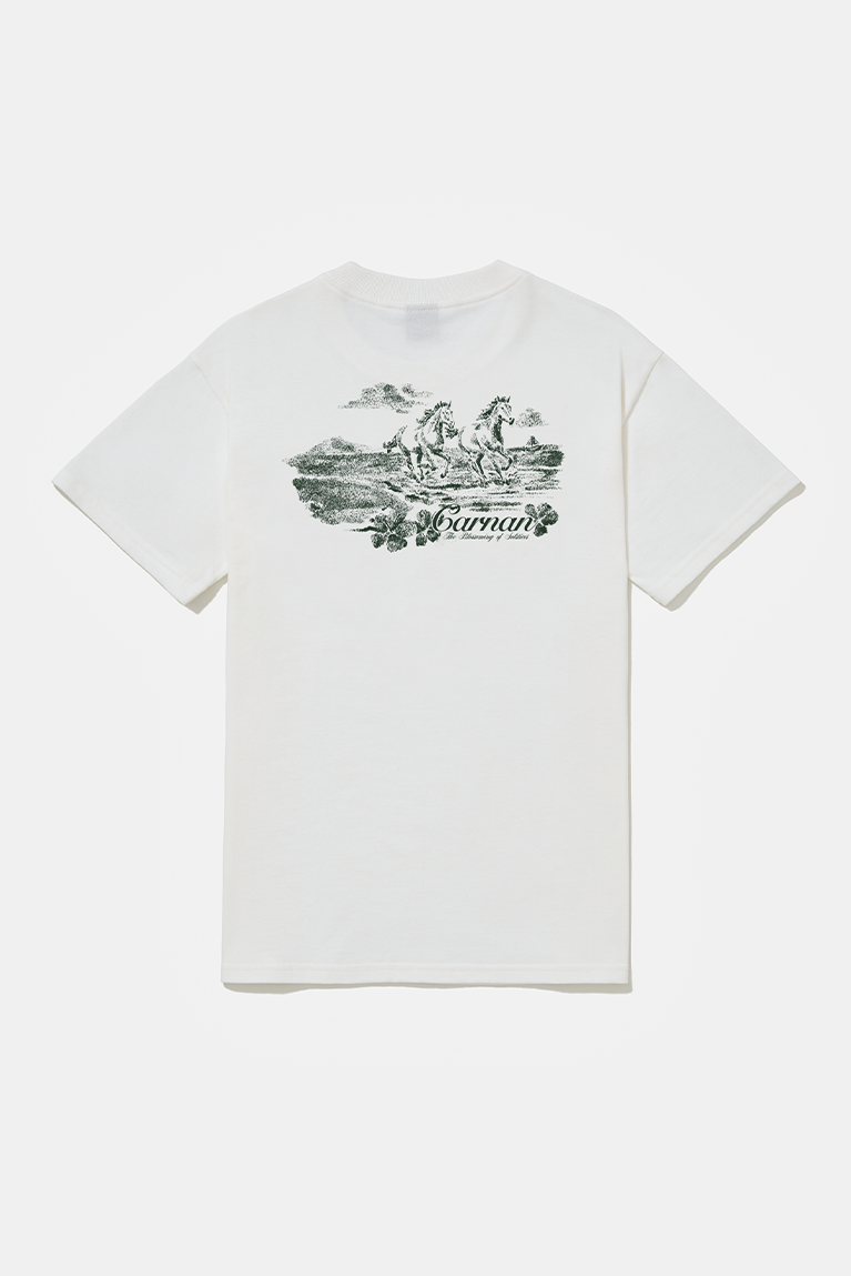 Horses Classic T-shirt - Off-White