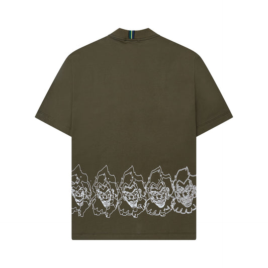 T-SHIRT "PALHAÇO" DARK GREEN