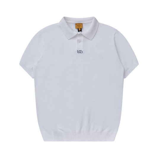 KNIT POLO CLASS "MINI CLS" OFF-WHITE