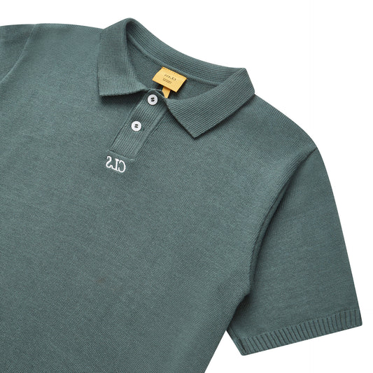 KNIT POLO CLASS "MINI CLS" GREEN