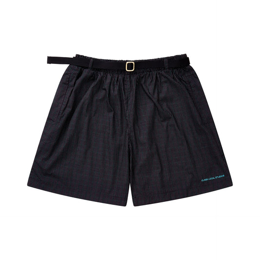 SHORTS "CLASS LOCAL STUDIOS" PLAID BLACK