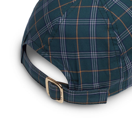 POLO HAT CLASS "PIPA" PLAID GREEN