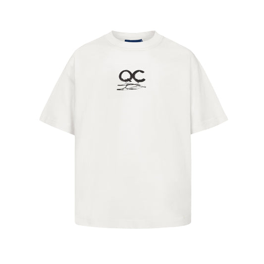 CAMISETA QC ANATOMIA BOXY OFF-WHITE