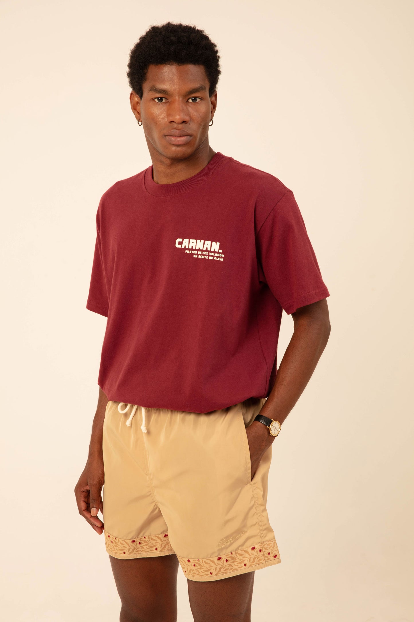 Sardine Classic T-shirt - Burgundy