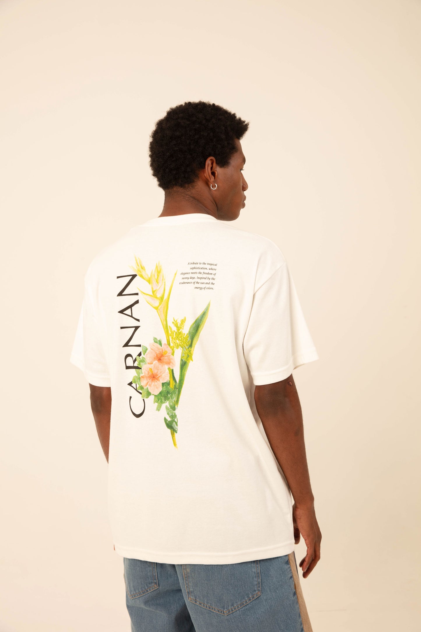 Flower Heavy T-shirt - Off-White