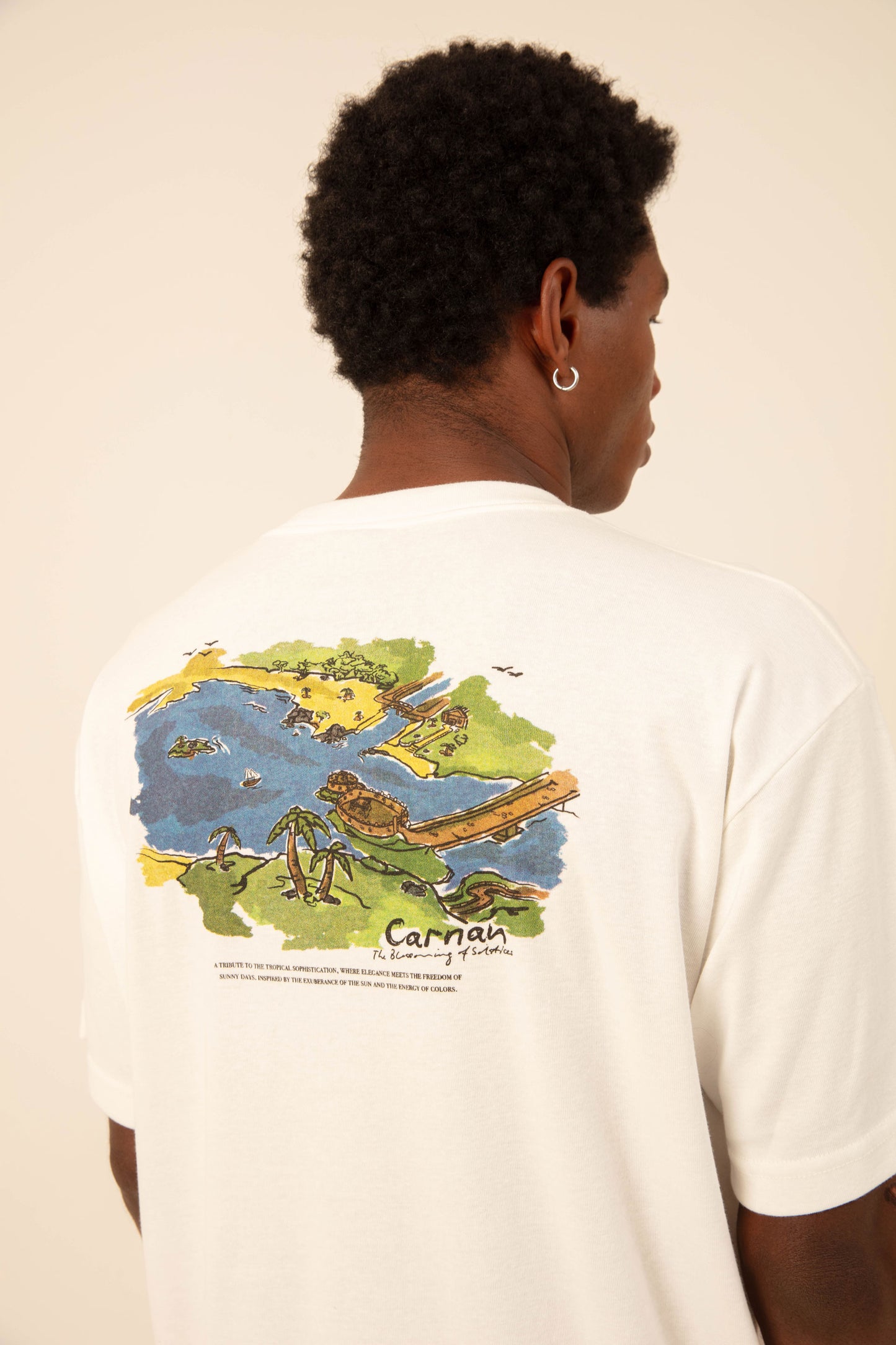 Landscape Heavy T-shirt - Off-White