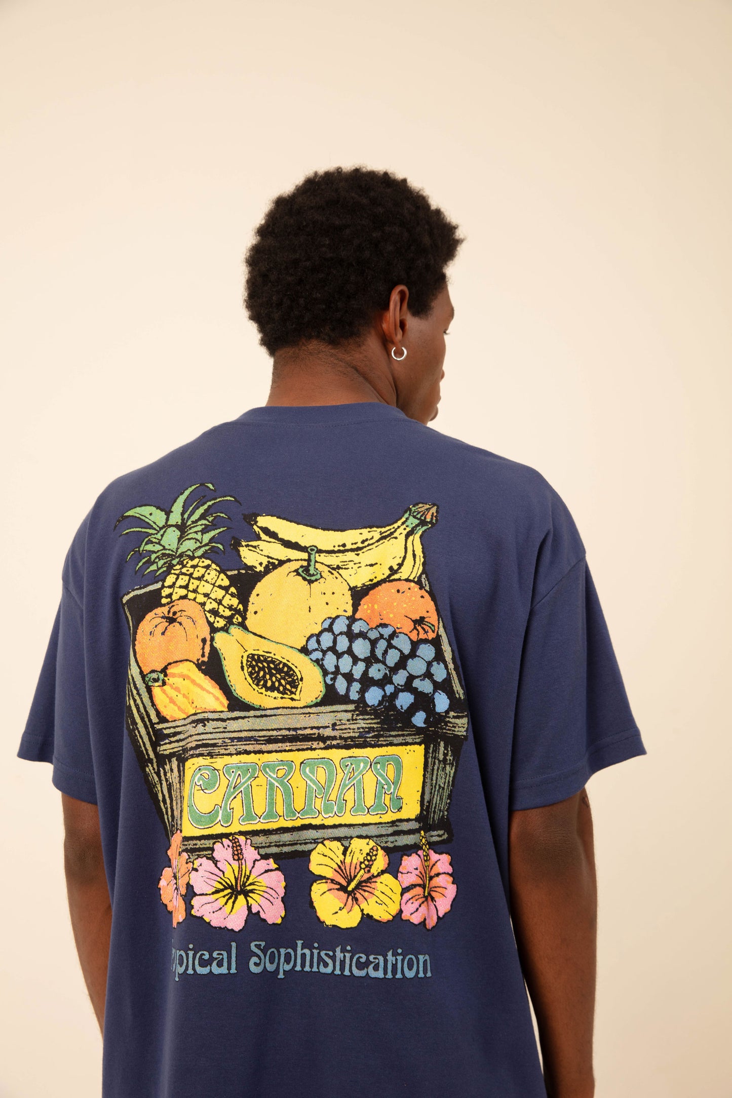 Fruit Boxy T-shirt - Navy