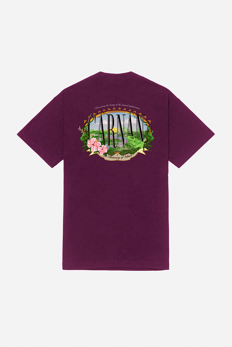 Iguana Heavy T-shirt - Purple