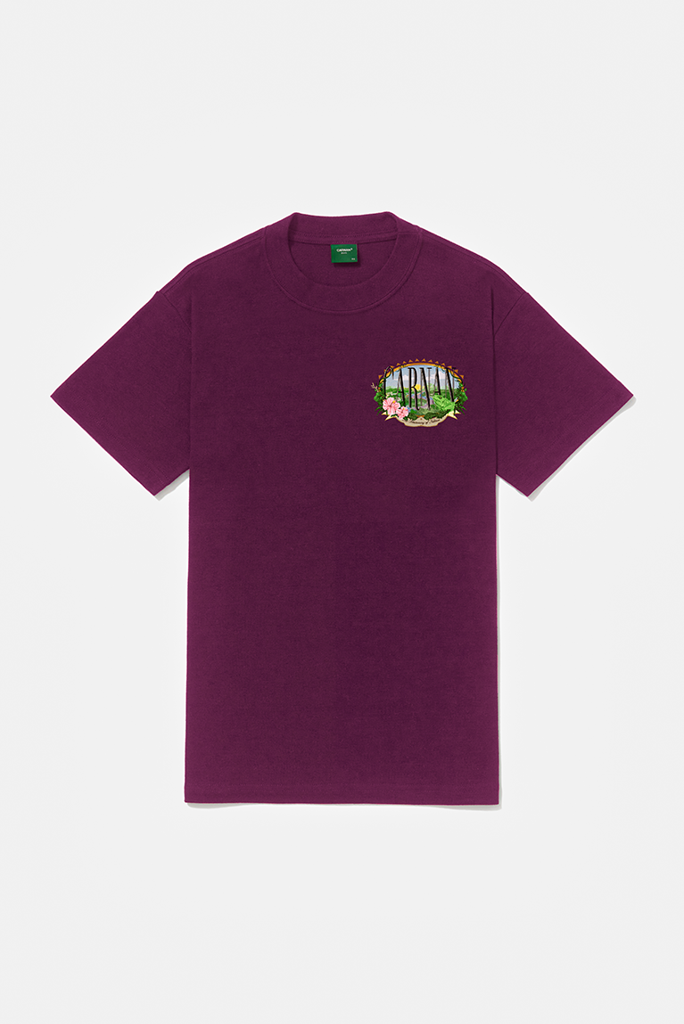 Iguana Heavy T-shirt - Purple