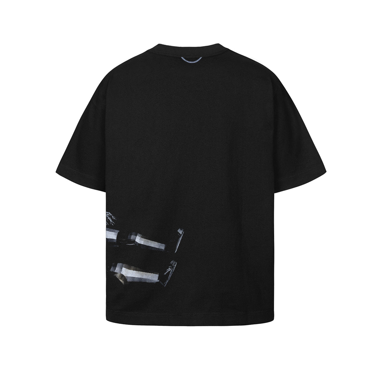 CAMISETA QC DOWN ROBOT BOXY PRETO