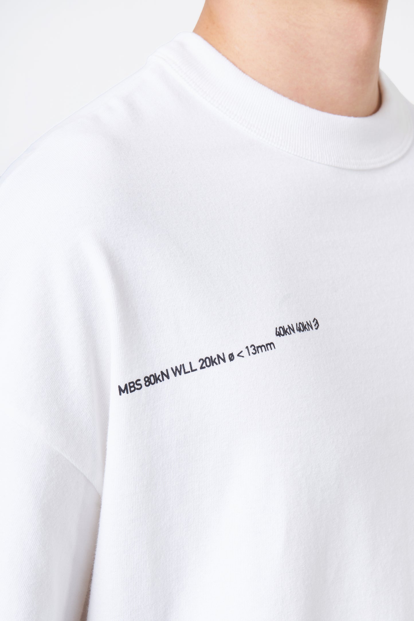 CLIMB TEE OVERSIZED OFF WHITE