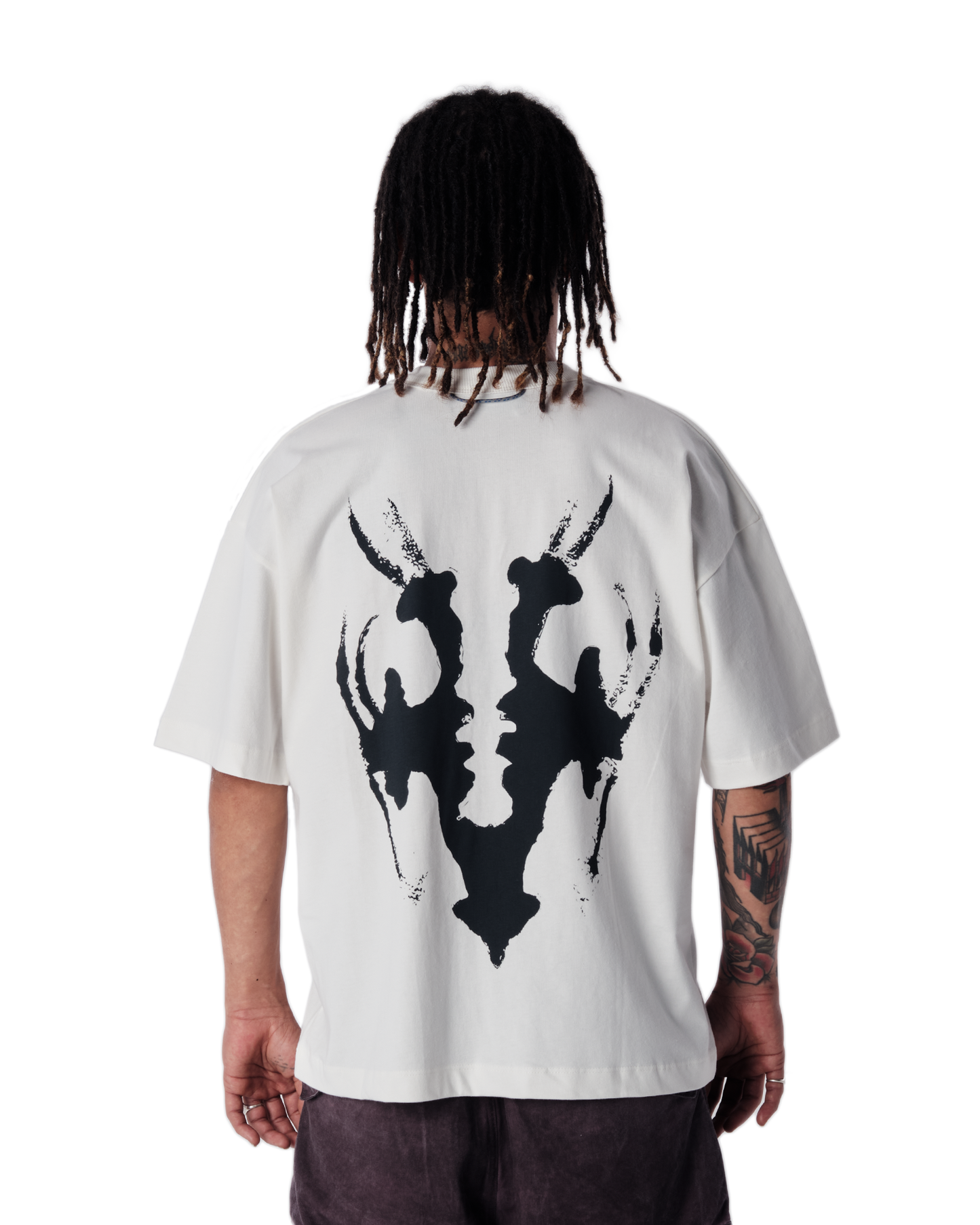 CAMISETA QC RORSCHACH BOXY OFF-WHITE