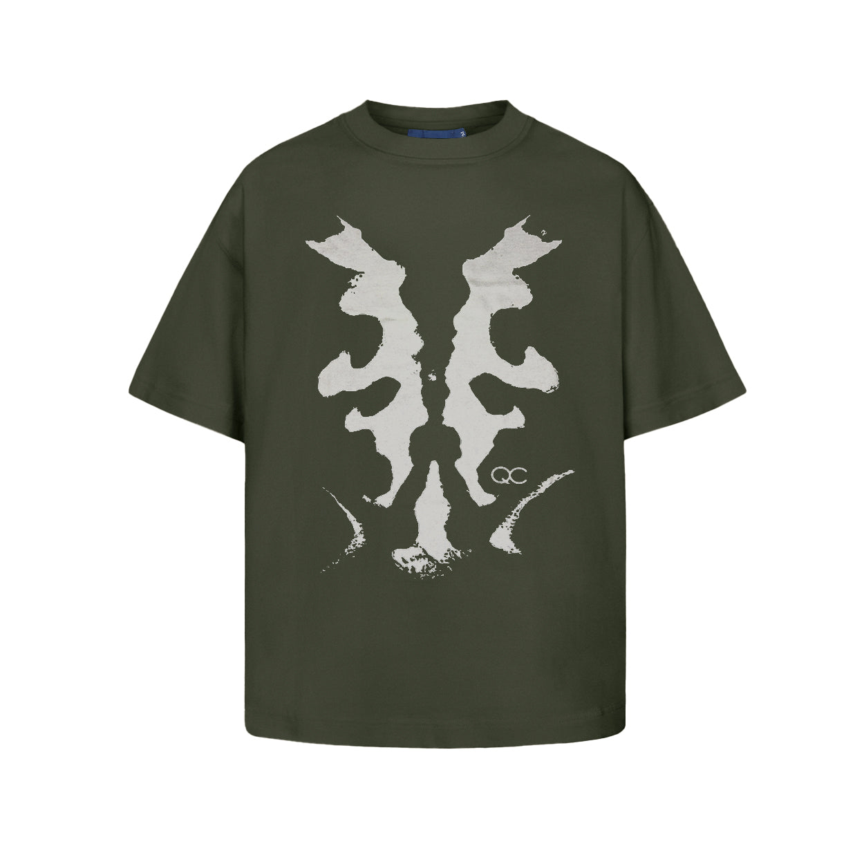 CAMISETA QC RORSCHACH BOXY VERDE