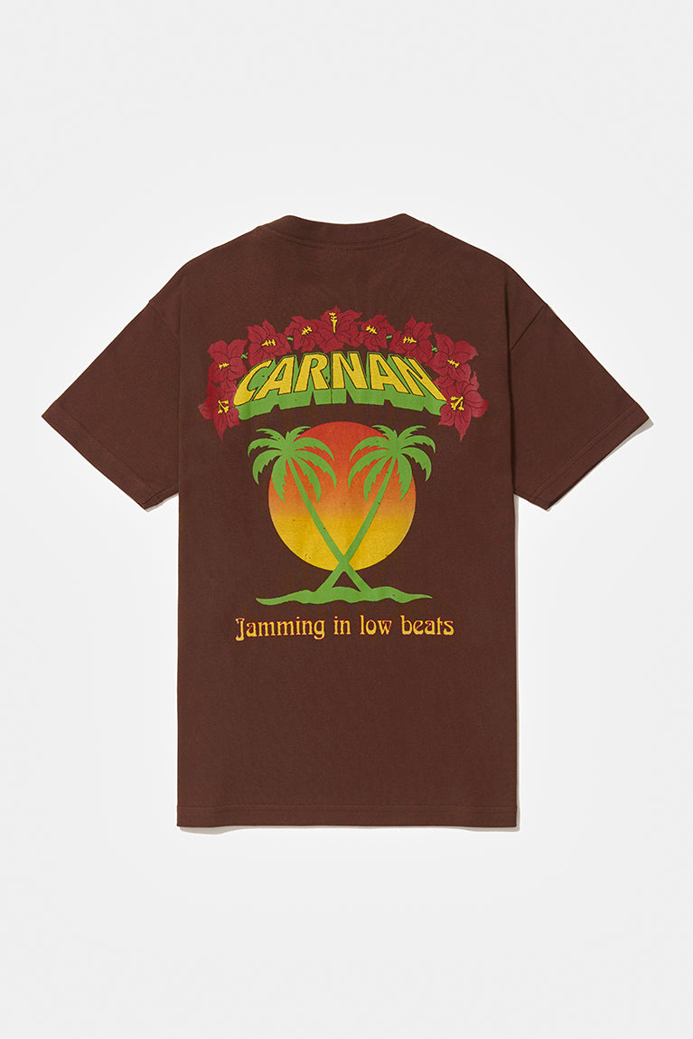 Tropical Heavy T-shirt - Brown