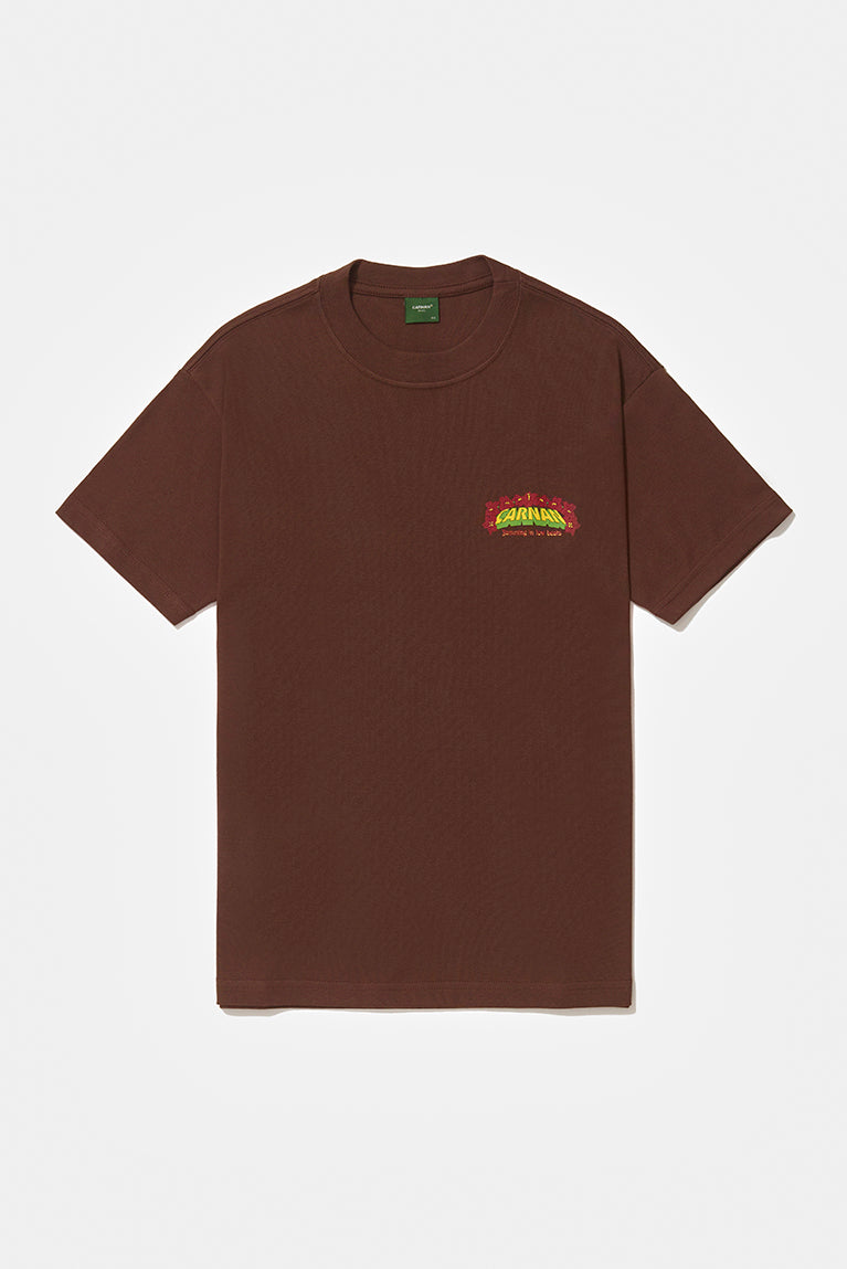 Tropical Heavy T-shirt - Brown