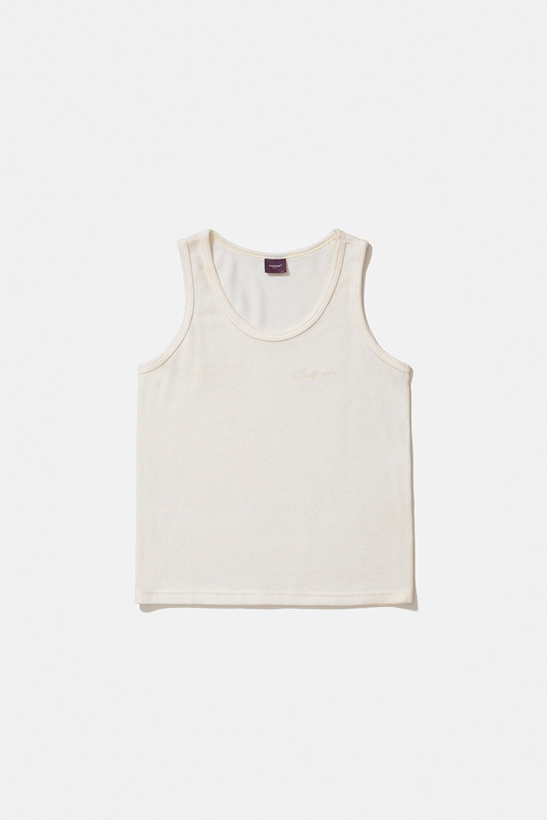 Ribbed Tank Top - Off-White