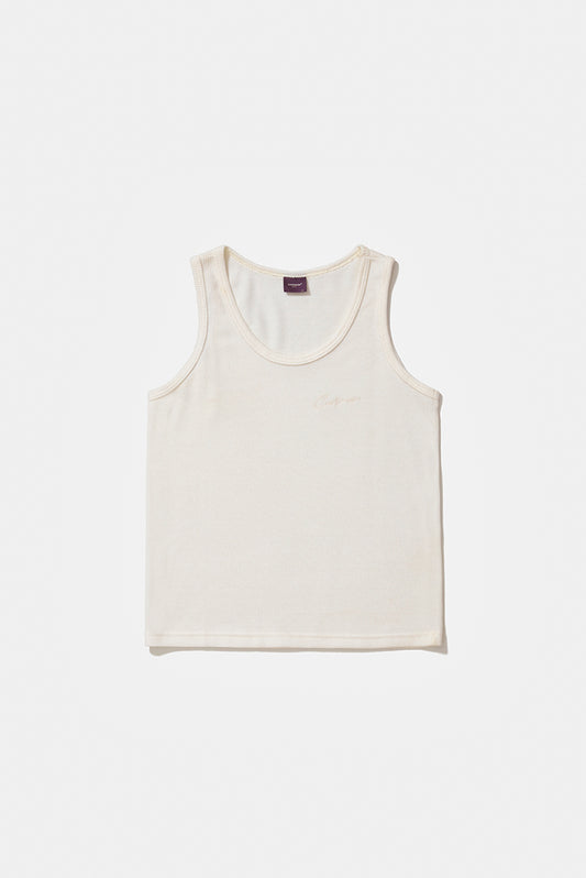 Ribbed Tank Top - Off-White