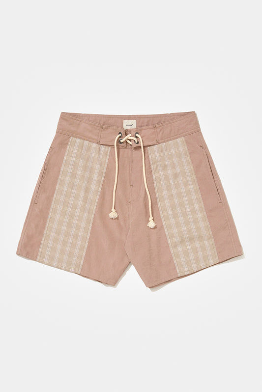 Beige Overlayer Boardshort