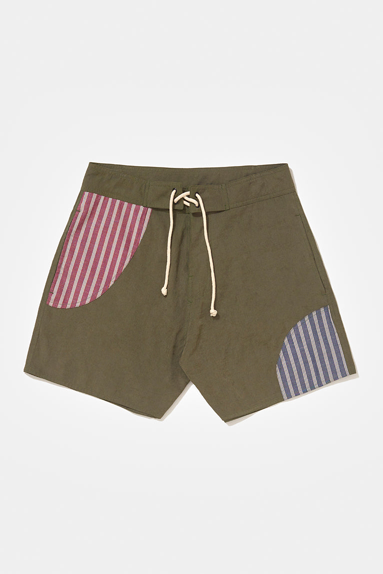 Green Overlayer Boardshort