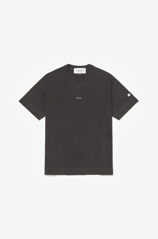 MIRROR TEE STONE WASHED BLACK