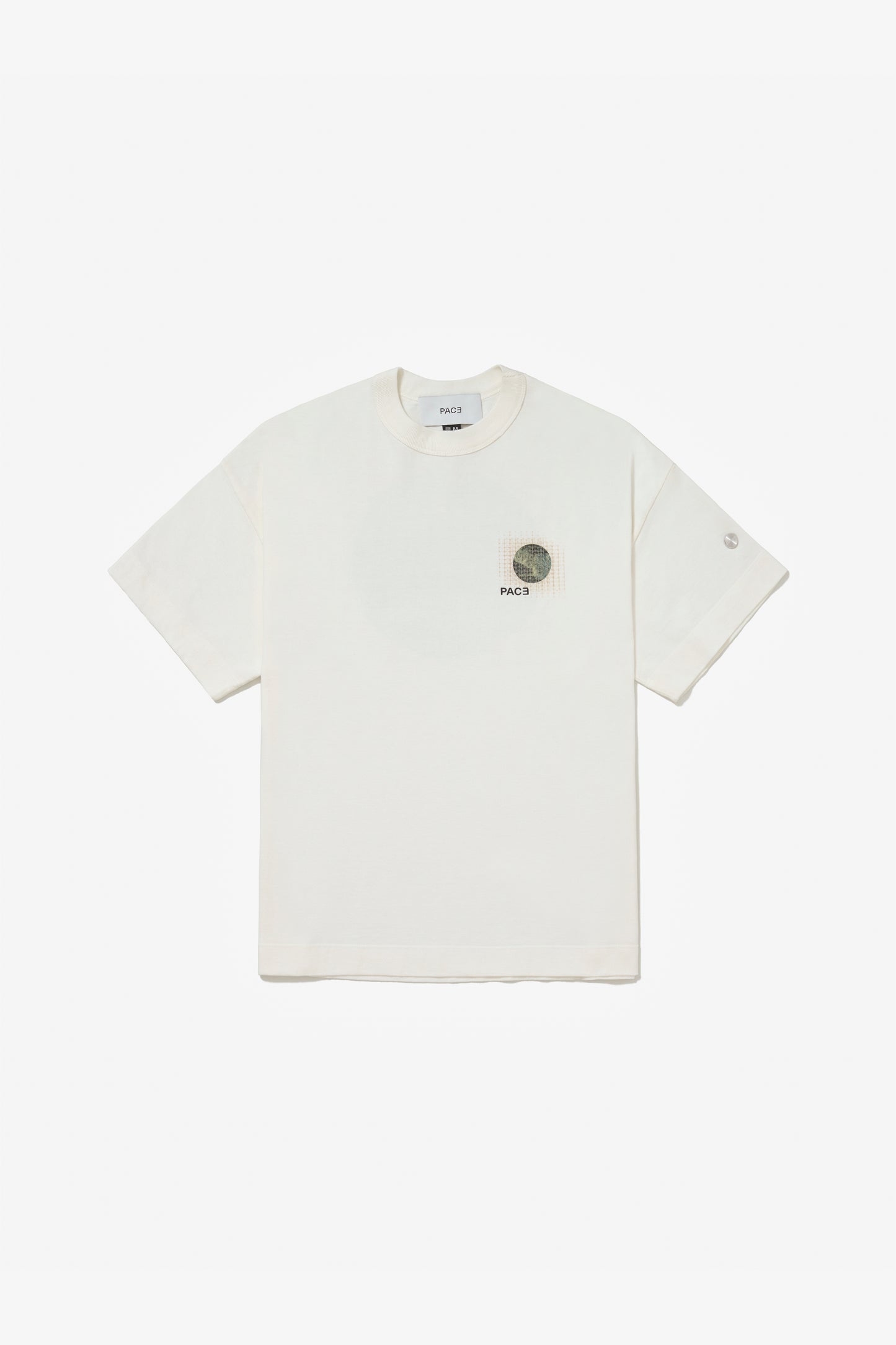 GRID MOON TEE OVERSIZED OFF WHITE