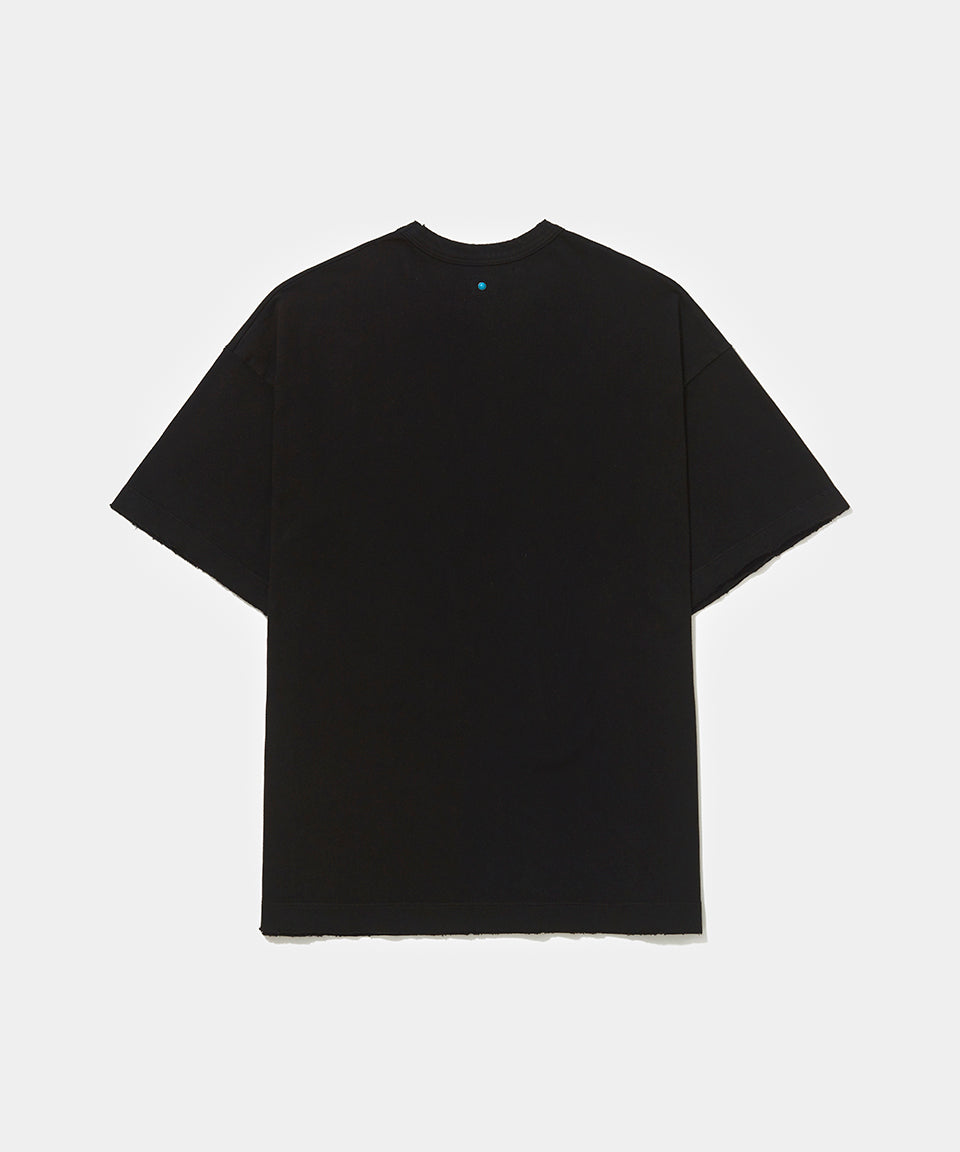 Sun Faded Basics Tee - Black