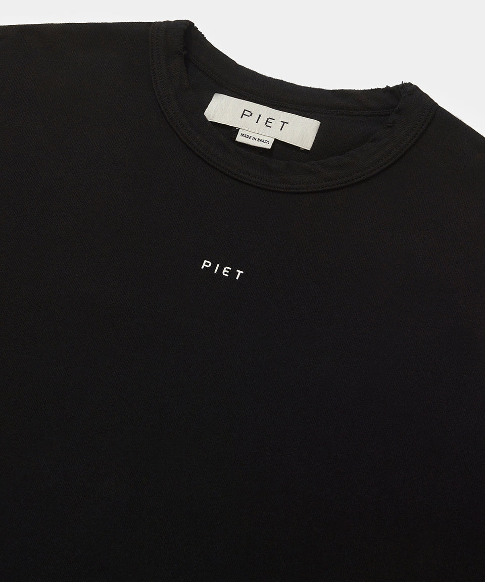 Sun Faded Basics Tee - Black