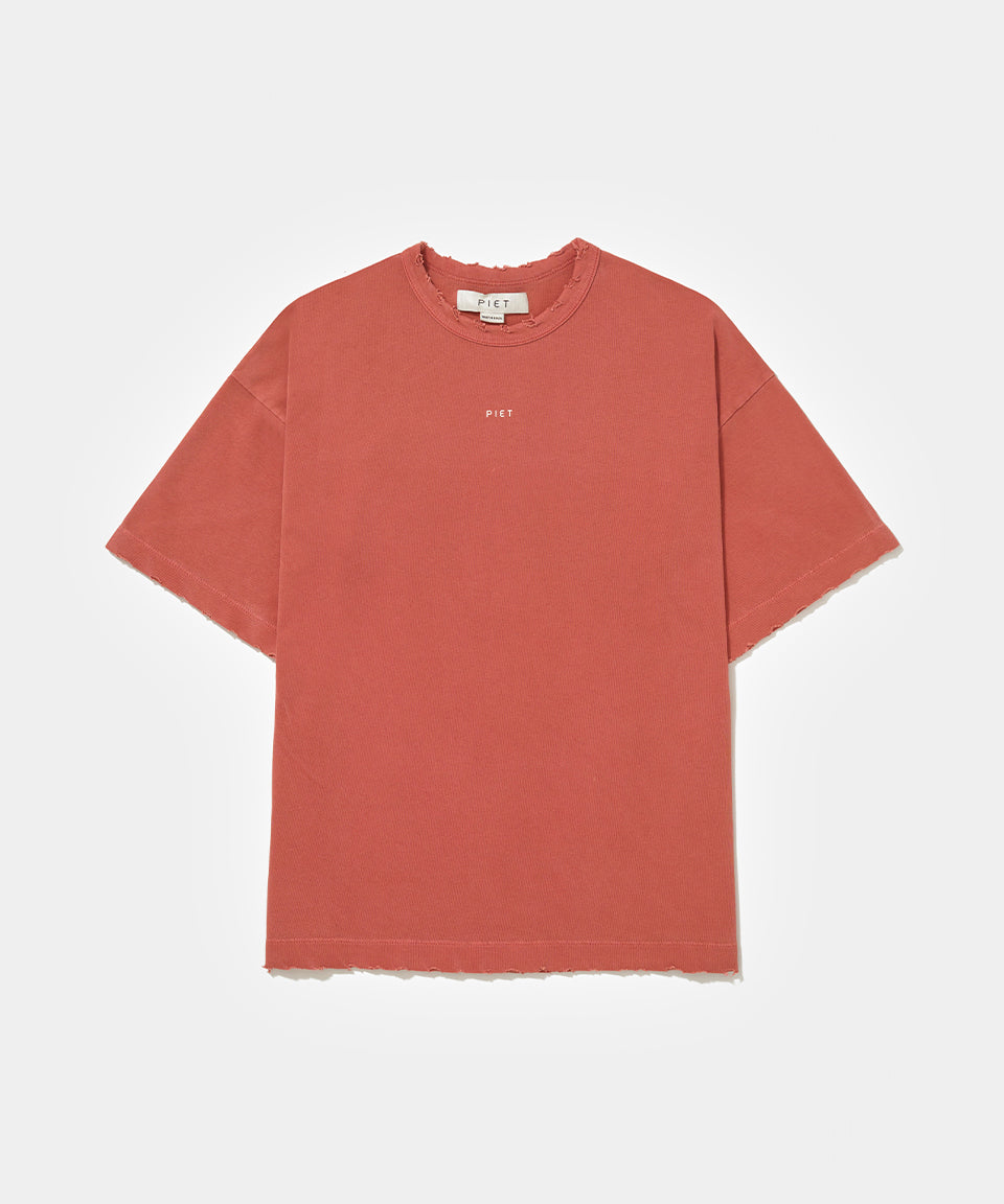 Sun Faded Basics Tee - Red