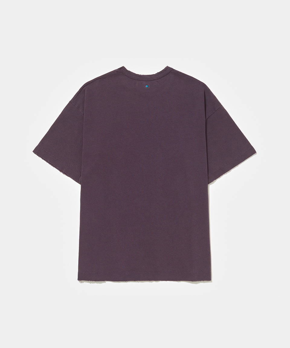 Sun Faded Basics Tee - Purple